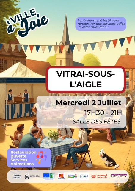 AAES - Evénements - Ville à joie - Vitrai sous l'Aigle